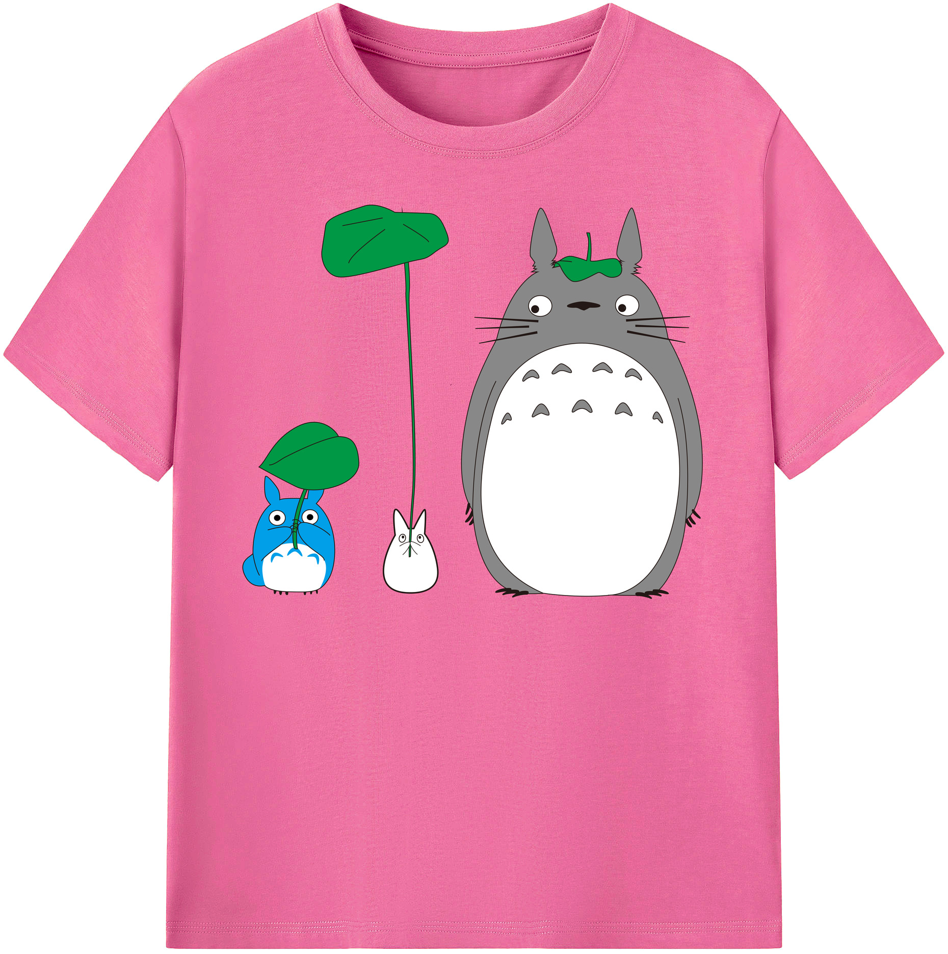 （画像用） となりのトトロ 草壁メイ 草壁サツキ My Neighbor Totoro Satsuki Kusakabe Mei Kusakabe レディースカジュアルプリントTシャツ（綿100％）